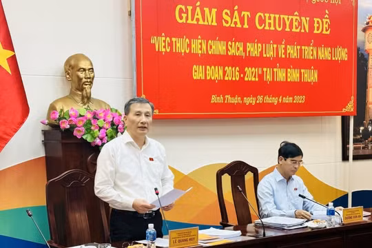 Bình Thuận kiến nghị sớm có Quy hoạch phát triển điện lực quốc gia thời kỳ 2021 - 2030, tầm nhìn 2045