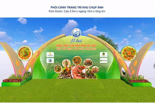 Tây Ninh tổ chức Lễ hội “Nghệ thuật chế biến món ăn chay”