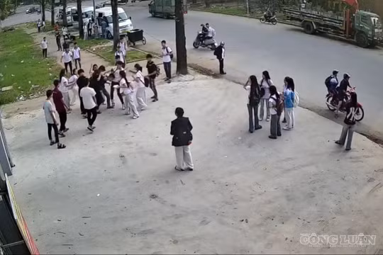 Thanh Hóa: Công an xác minh nhóm học sinh Trường Cao đẳng Ngoại ngữ và Du lịch Việt Nam hỗn chiến