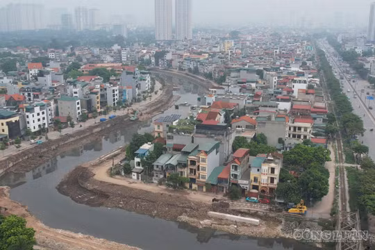 Dự án cải tạo hạ lưu sông Kim Ngưu sau nửa năm thi công giờ ra sao?
