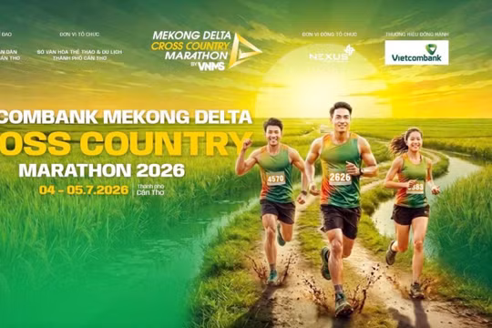Hơn 5.000 vận động viên tham gia tranh tài Giải Vietcombank Mekong Delta Cross Country Marathon 2026
