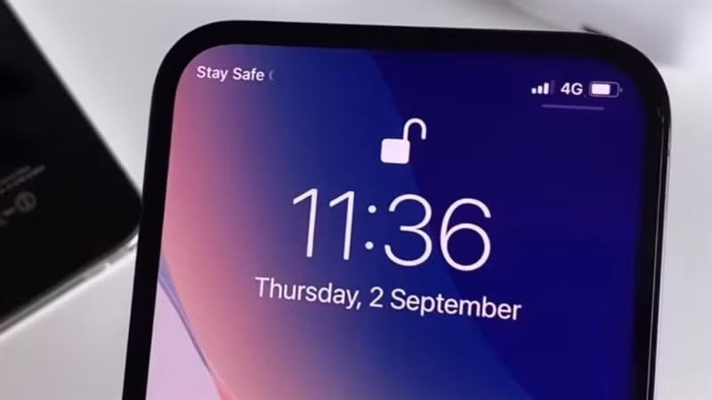 the he iphone 15 se su dung cong nghe face id an duoi man hinh cua samsung hinh 1