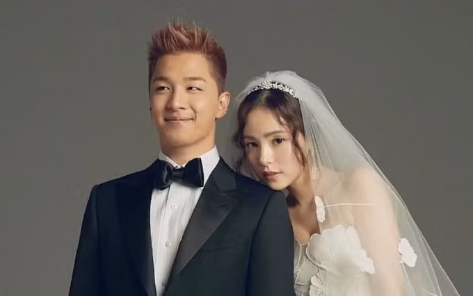 vo chong taeyang big bang va min hyo rin don con trai dau long hinh 1