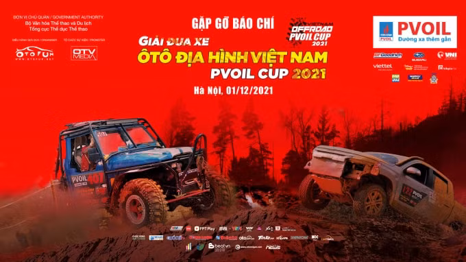 khoi dong giai dua xe o to dia hinh viet nam pvoil cup 2021 hinh 3