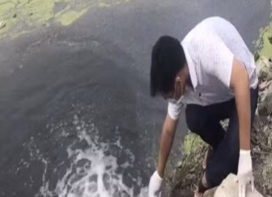 dong nai thu thap mau nuoc thai de xu ly doanh nghiep vi pham ve moi truong hinh 1