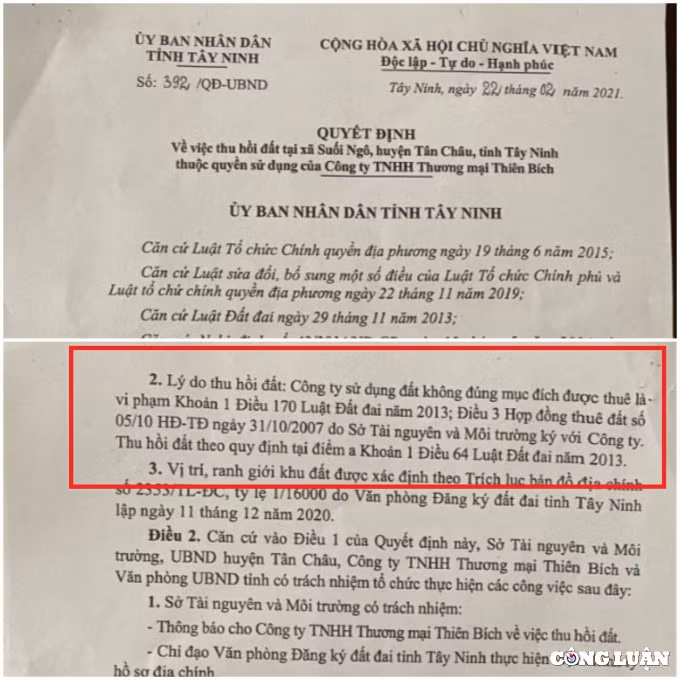 khong huong dan khong tra loi roi dot ngot thu hoi gan 600ha dat cua doanh nghiep hinh 4