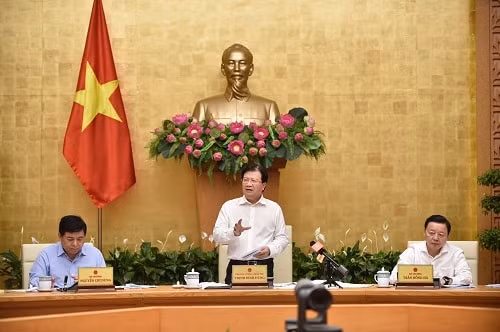 Theo Phó Thủ tướng, Luật Quy hoạch là công cụ pháp lý rất quan trọng để các cấp, các ngành lãnh đạo, chỉ đạo toàn diện và thống nhất quản lý. Ảnh: VGP