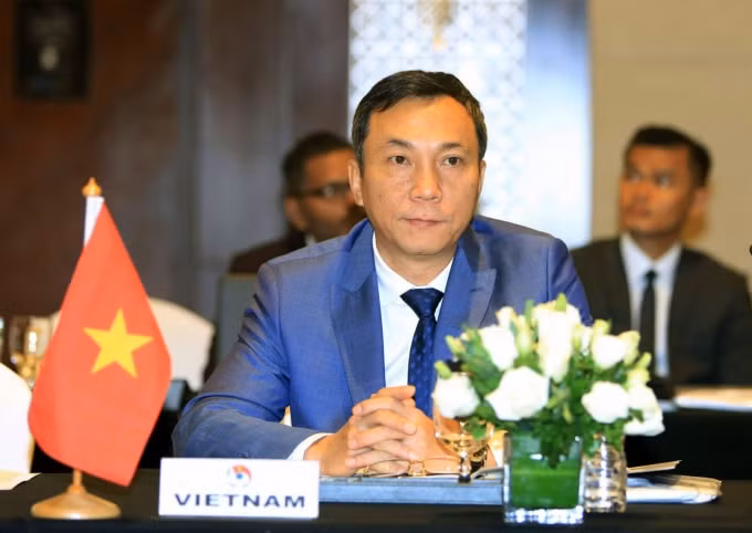 Phó Chủ tịch Thường trực VFF Trần Quốc Tuấn - tân Chủ tịch Ủy ban thi đấu của AFC. Ảnh: VFF