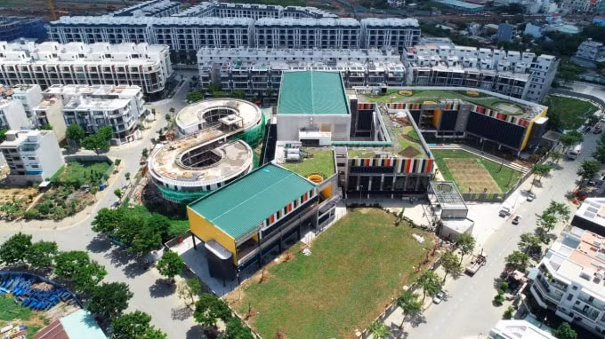Năm 2019 Tập đoàn Bất động sản Đại Phúc đầu tư 2.000 tỷ cho các hạng mục tiện ích, trong ảnh là trường Quốc tế Song ngữ Emasi. Ảnh: ĐP