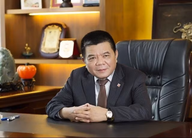 Cựu chủ tịch Ngân hàng BIDV Trần Bắc Hà. Ảnh TL
