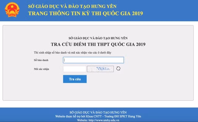 Cổng thông tin tra cứu điểm thi chính thức của các sở giáo dục và đào tạo (Ảnh minh họa)