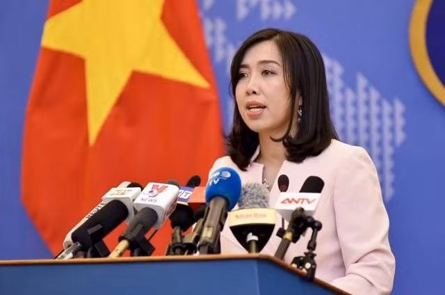 Người Phát ngôn Bộ Ngoại giao Lê Thị Thu Hằng. Ảnh: TL