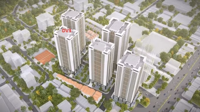 Tòa căn hộ DV03 sắp ra mắt tại dự án Rose Town.