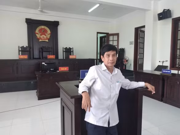 Ông Lưu Hữu Phước trước lúc nghe toà tuyên án.