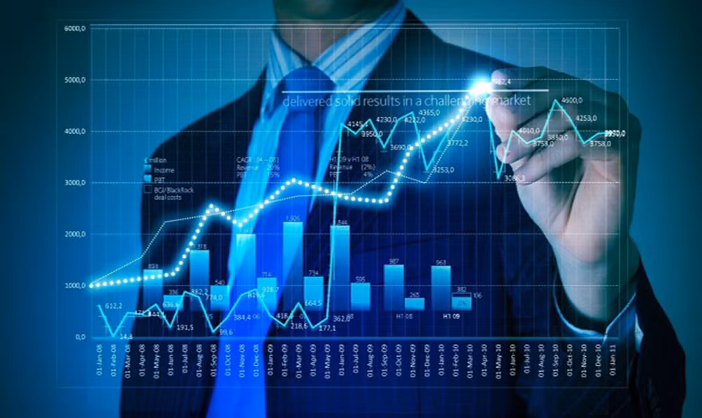 Chỉ số VN-Index tăng gần 14 điểm với sự hỗ trợ mạnh từ nhóm cổ phiếu Vin trong ngày đầu vận hành hệ thống KRX (ảnh minh hoạ).