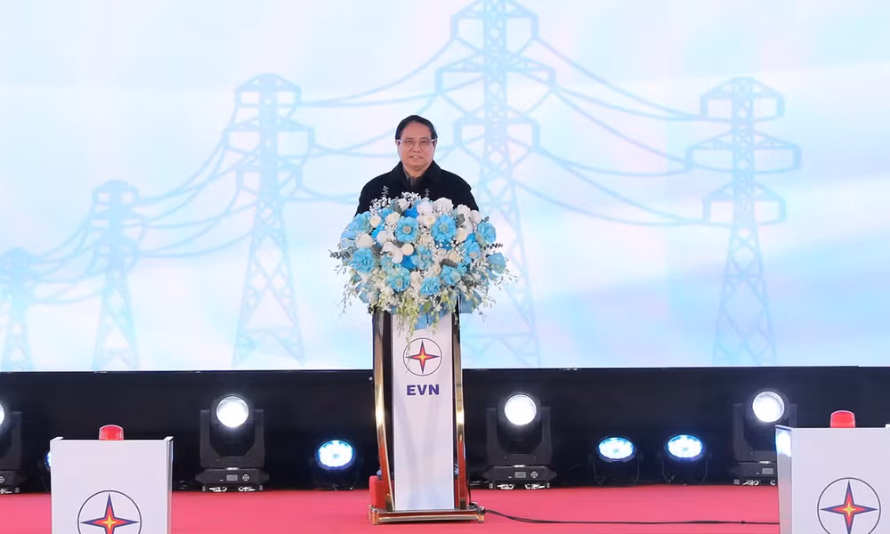 thu tuong du le khoi cong xay dung du an duong day 500kv lao cai vinh yen hinh 1