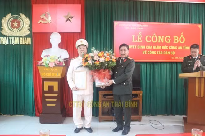 can bo cuc canh sat hinh su duoc dieu dong lam pho giam thi trai tam giam cong an thai binh hinh 1
