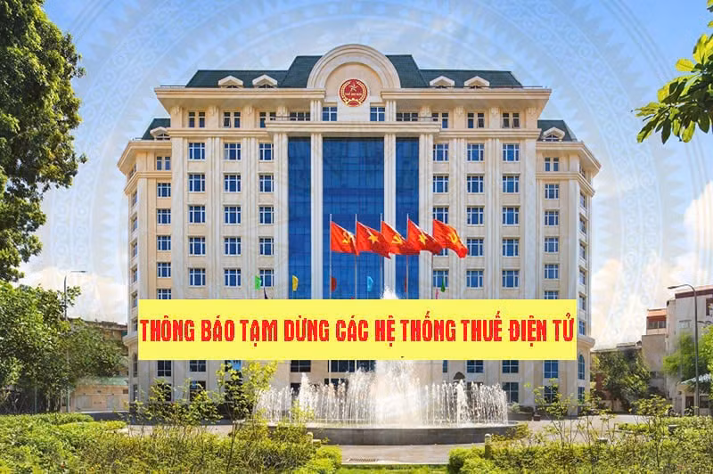 tam dung he thong thue dien tu trong 5 ngay hinh 1