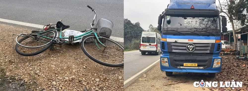 thanh hoa va cham voi xe tai khien 1 nguoi tu vong hinh 2