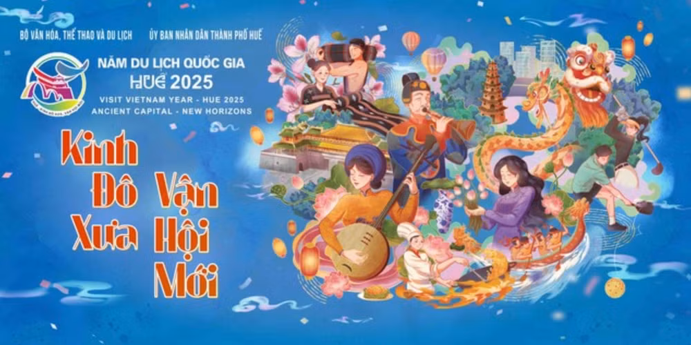 poster chinh thuc cua nam du lich quoc gia hue nam 2025 co gi moi hinh 1