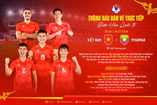 Điểm tin thể thao 16/7: Argentina đối mặt nguy cơ bị phạt sau trận thắng Anh, mở bán vé trận Việt Nam - Myanmar