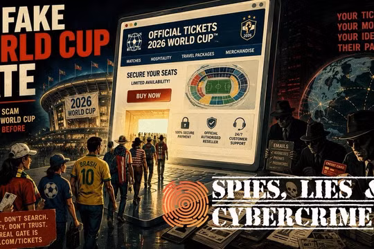 Mối nguy World Cup 2026 trở thành 'mỏ vàng' của tội phạm mạng