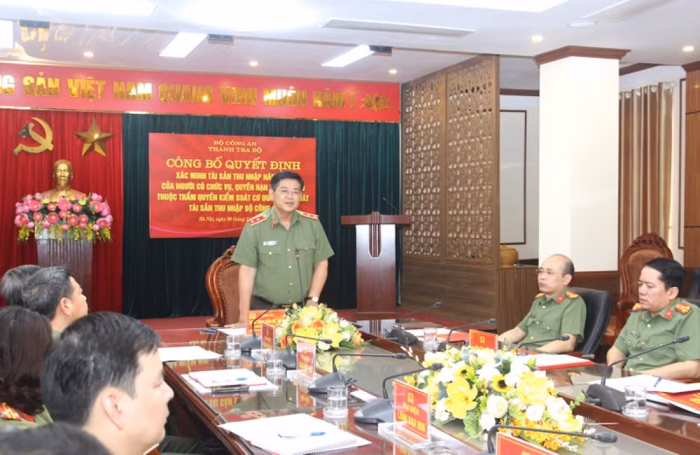 bo cong an xac minh tai san thu nhap cua nguoi co chuc vu trong luc luong hinh 1