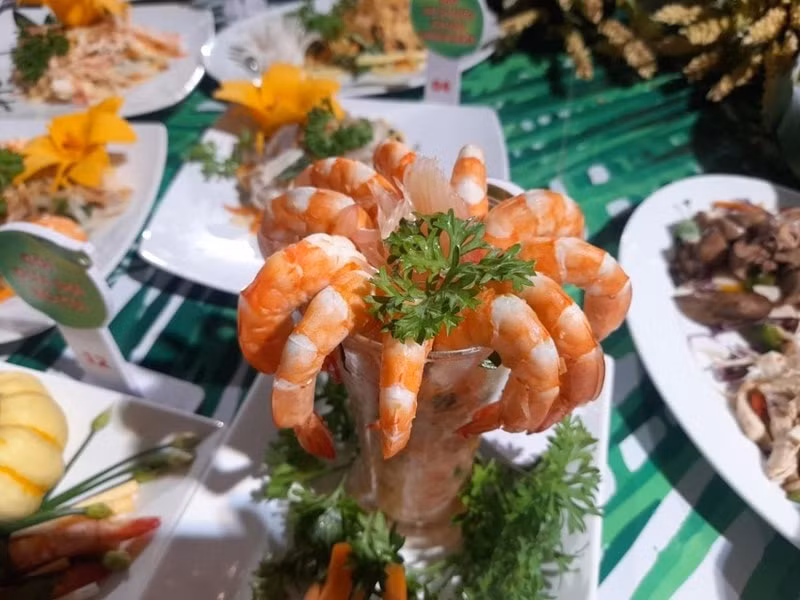 Món ăn được chế biến và bài trí rất đẹp mắt