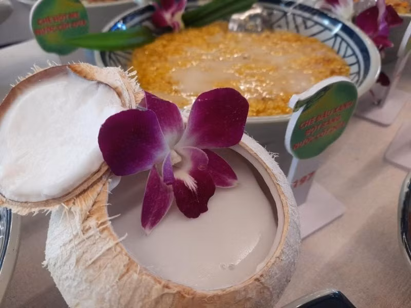 Món ăn đặc trưng được chế biến từ quả dừa