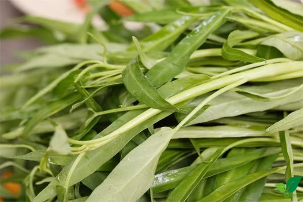 Rau muống: Rau muống cũng là loại rau dễ bị người bán 