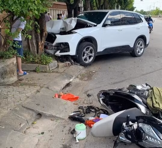 Hiện trường vụ tai nạn