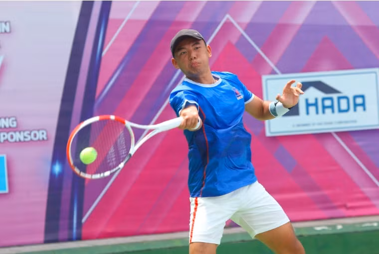 Theo bảng xếp hạng mới nhất của ATP ngày 27/6, tay vợt Lý Hoàng Nam vươn lên hạng 364 thế giới với 119 điểm. Ảnh: AFP