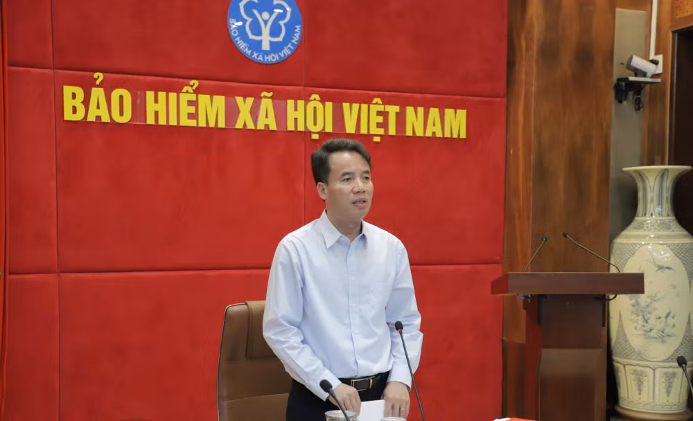 Tổng Giám đốc BHXH Việt Nam phát biểu