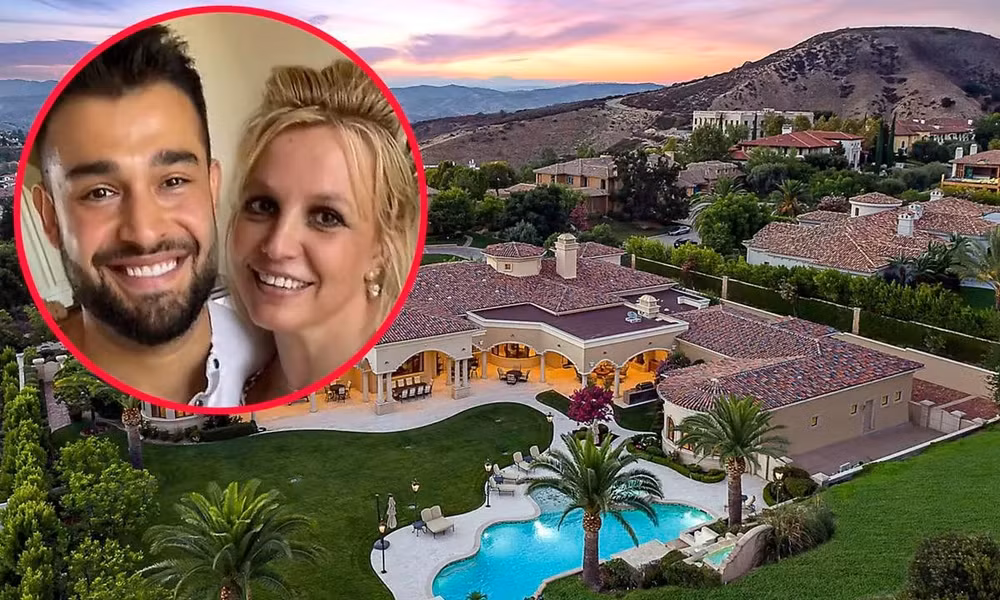 cap doi britney spears va sam asghari khoe qua cuoi sieu khung hinh 1
