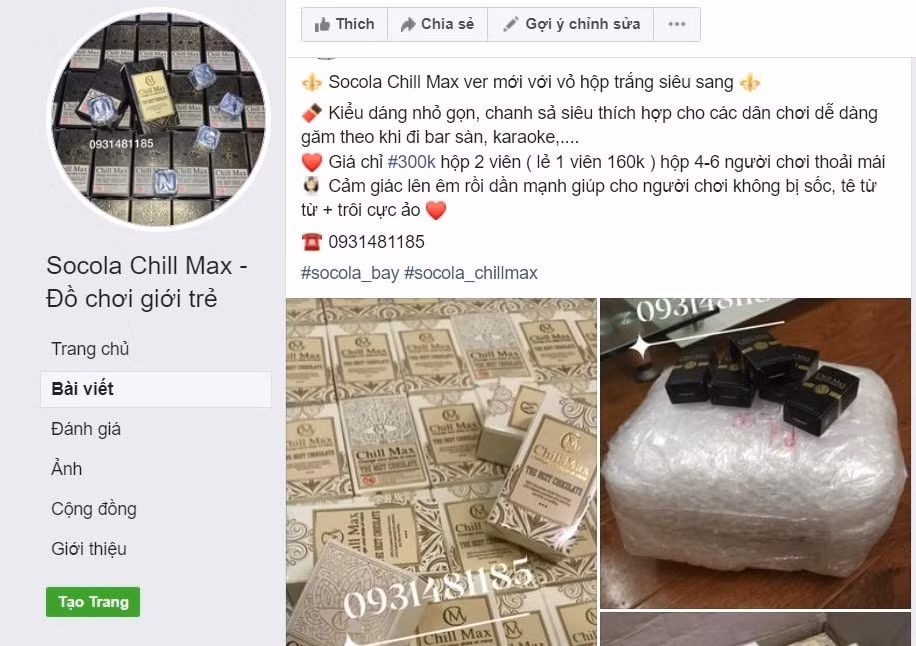 canh bao ma tuy nup bong duoi nhan hieu chocolate chill max hinh 2