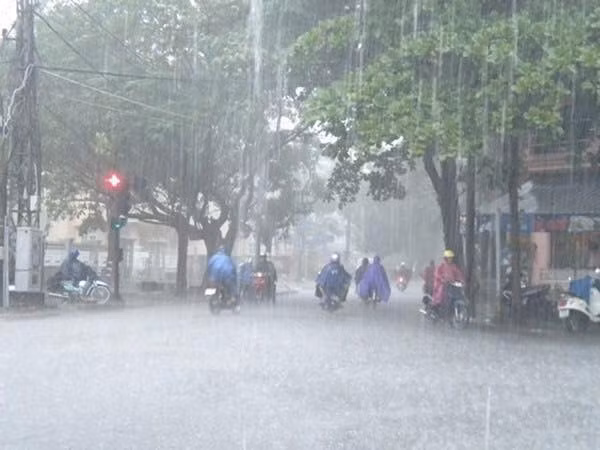 du bao thoi tiet 23 6 vung nui va trung du bac bo co mua rao vai noi hinh 1