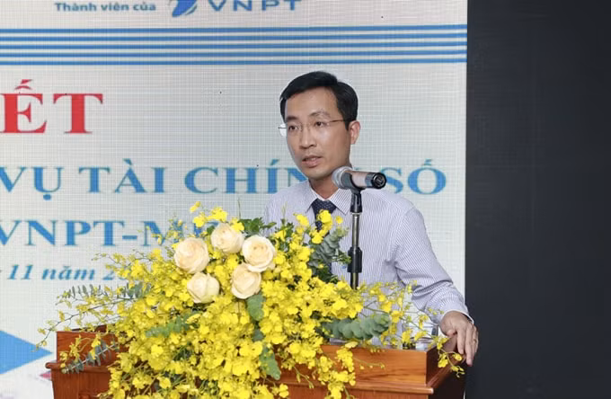 Ông Dương Thành Long – Tổng Giám đốc VNPT Media phát biểu tại Hội nghị.