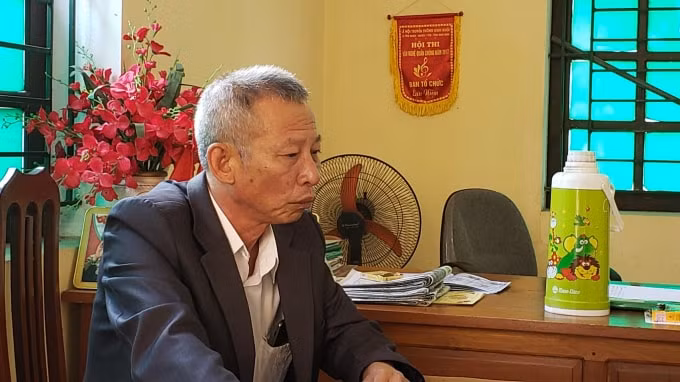 Ông Hoàng Văn Đận, Chủ tịch UBND xã Yên Nghĩa.