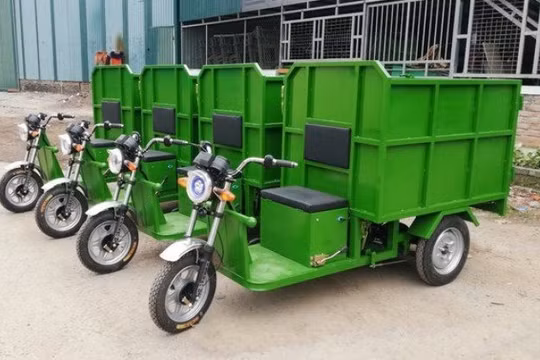 Nghiên cứu thí điểm xe ba bánh chạy điện tại một số thành phố lớn trong 3 năm