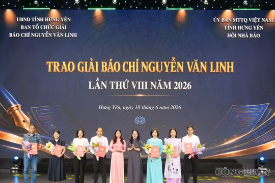 Báo Nhà báo và Công luận đoạt giải C Giải Báo chí Nguyễn Văn Linh lần thứ VIII năm 2026