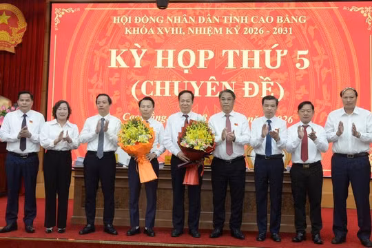 Phê chuẩn ông Lương Tuấn Hùng giữ chức Phó Chủ tịch UBND tỉnh Cao Bằng