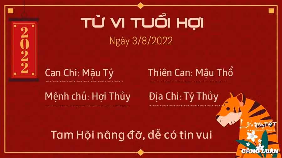 tu vi hom nay 3 8 2022 thu 4 ngay 6 7 am lich cua 12 con giap hinh 12