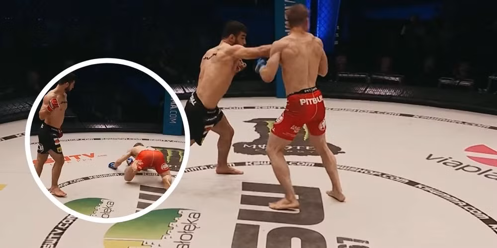 vo si ba lan su dung don sam set ha knock out doi thu bang mot cu dam hinh 1
