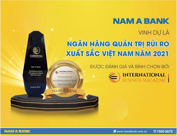 nam a bank nhan giai thuong quoc te ve ngan hang quan tri rui ro xuat sac viet nam nam 2021 hinh 1
