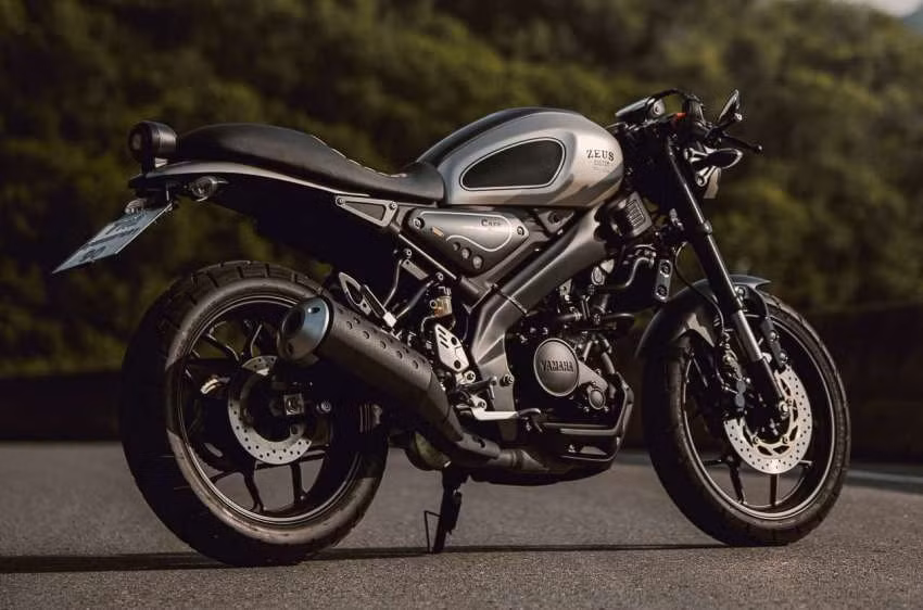 chiem nguong mau xe yamaha zeus customs xsr155 cafe racer duoc san xuat gioi han chi 100 chiec hinh 1