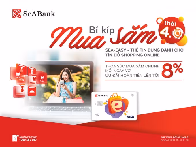 SeABank ra mam the Sea-Easy VISA