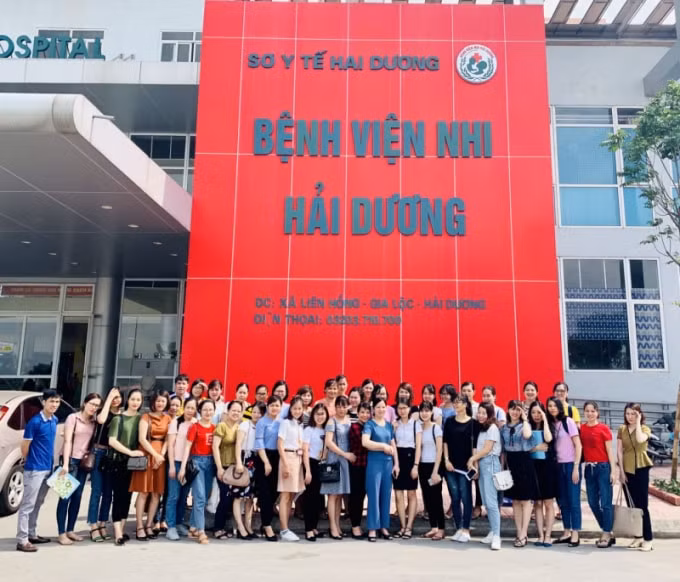 Bệnh viện Nhi Hải Dương khang trang, hiện đại.