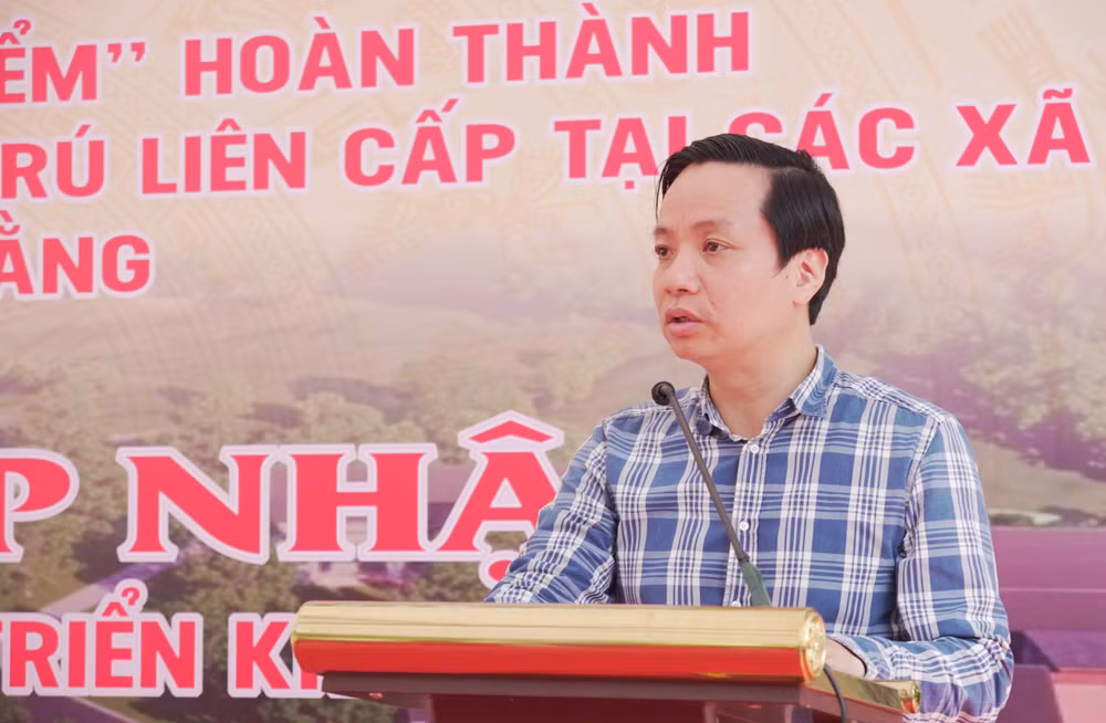 Chủ tịch UBND tỉnh Lê Hải Hòa phát động “Chiến dịch 100 ngày đêm cao điểm” hoàn thành xây dựng các trường phổ thông nội trú liên cấp tại các xã biên giới (ảnh Báo CB)