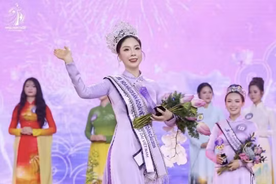 Phùng Thị Huyền My đăng quang Hoa hậu Di sản Áo dài Việt Nam toàn cầu 2026