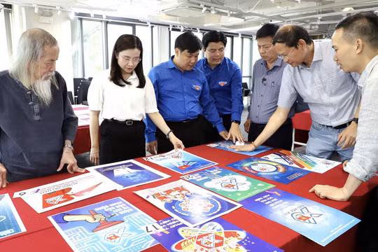 Chọn tranh cổ động tuyên truyền Đại hội Đoàn toàn quốc lần thứ XIII